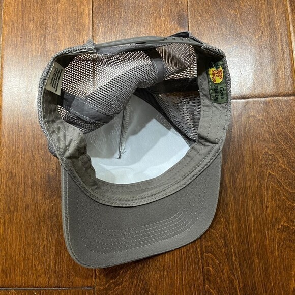 Bass Pro Shops Outdoors Fishing Gray Mesh Trucker Hat Cap Unisex One Size - Picture 4 of 5